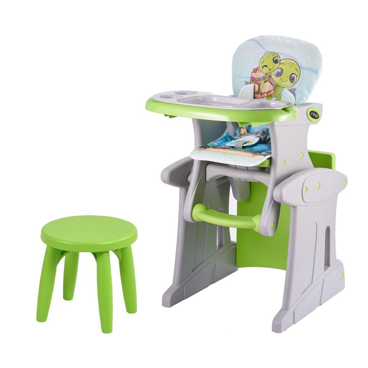 VOYAGE - Silla de comer escritorio 3 en 1 voyage prime 2.0  ´green
