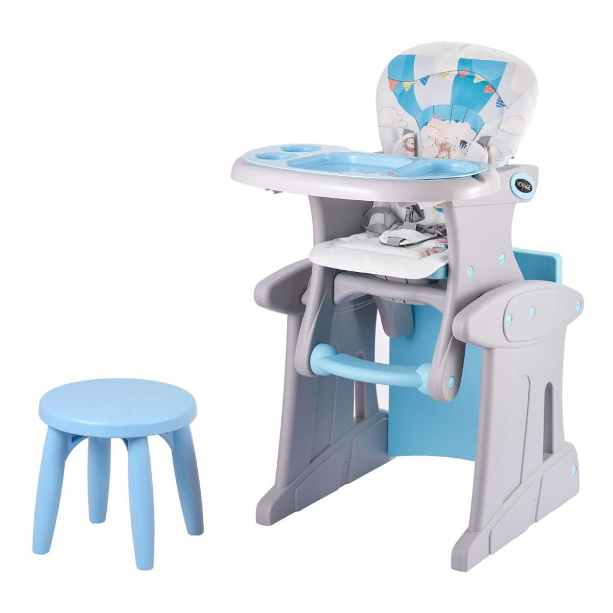 VOYAGE - Silla de comer escritorio 3 en 1 voyage prime 2.0  ´azul