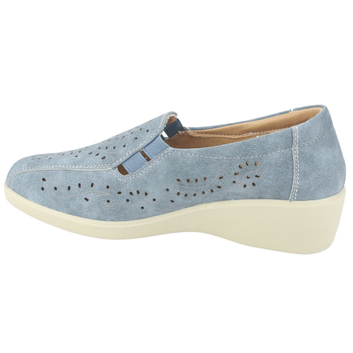 CHALADA - Mocasin Mujer Azul Casual Chalada Dina-1