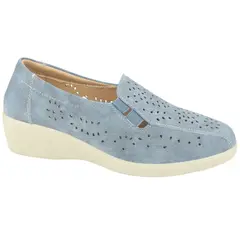 CHALADA - Mocasin Mujer Azul Casual Dina-1