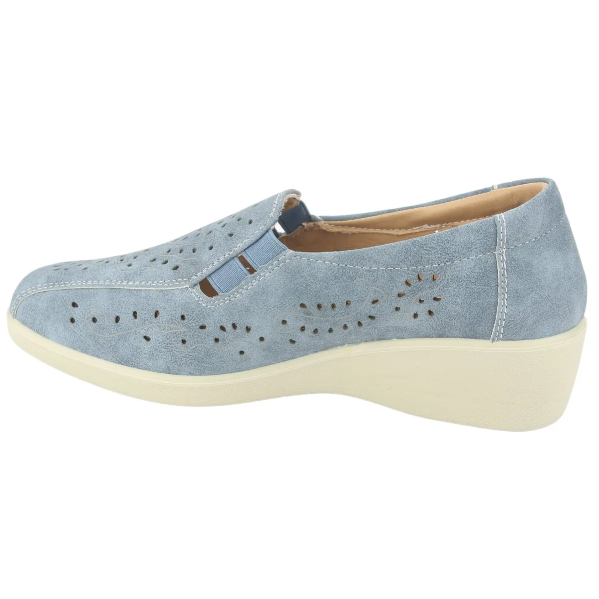 CHALADA - Mocasin Mujer Azul Casual Chalada Dina-1