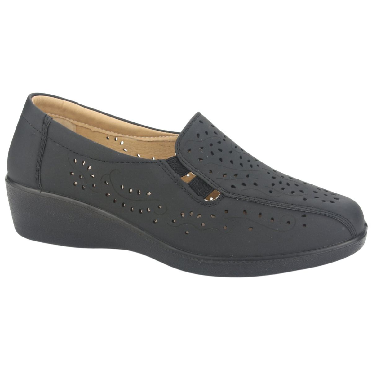 CHALADA - Mocasin Mujer Negro Casual Chalada Dina-1