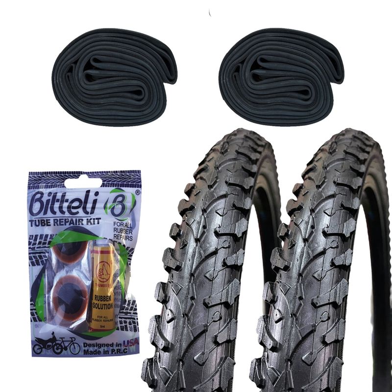 GENERICO - PACK 2 NEUMATICO 26X2,125 WANDA + 2 CAMARAS 26 + REGALO