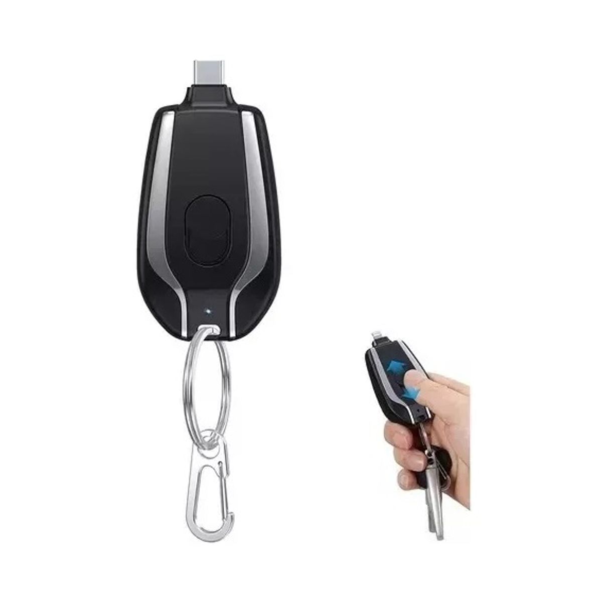 GENERICO - Llavero Cargador Portátil Tipo C Android