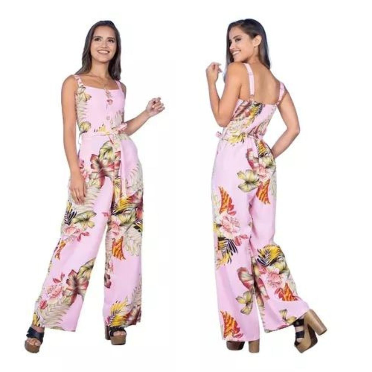 LOOK SHOP - Enterito Premium Largo Primavera Verano Mujer Liso 233