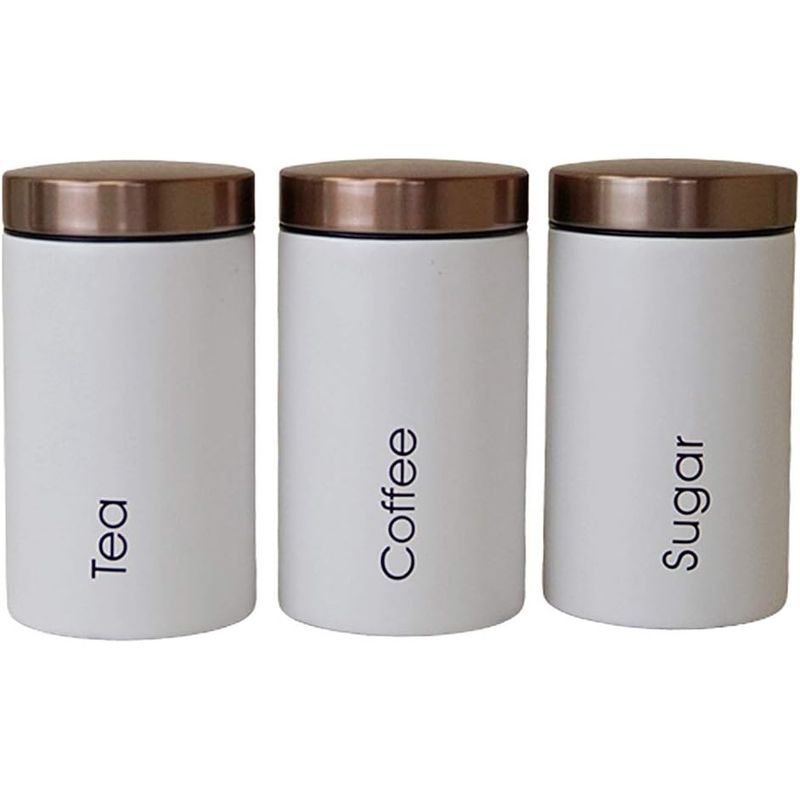 WAKESHOME - Set de Recipientes Elegantes para Cocina Cafe Azucar Té