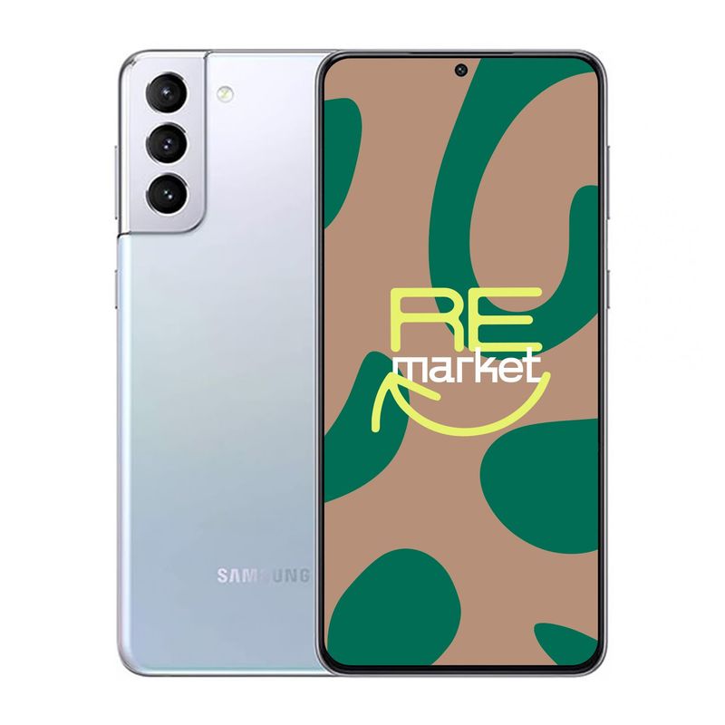 SAMSUNG - Celular Samsung S21 Plus 5G 128 GB Plateado- Reacondicionado