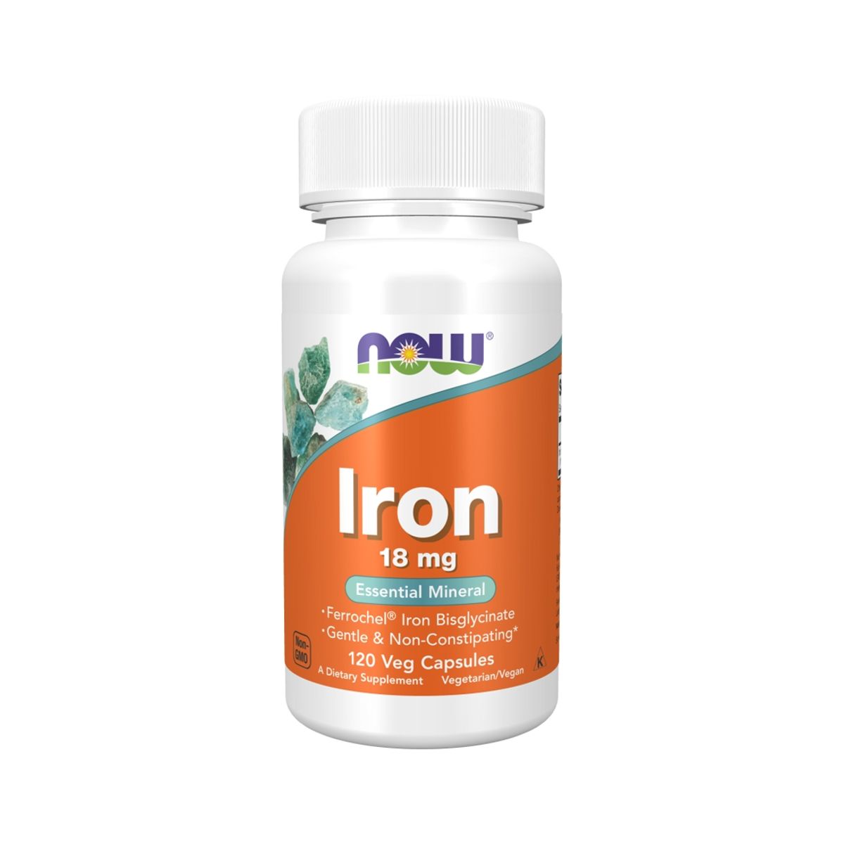 NOW - Iron 18 mg 120 caps - Now Foods