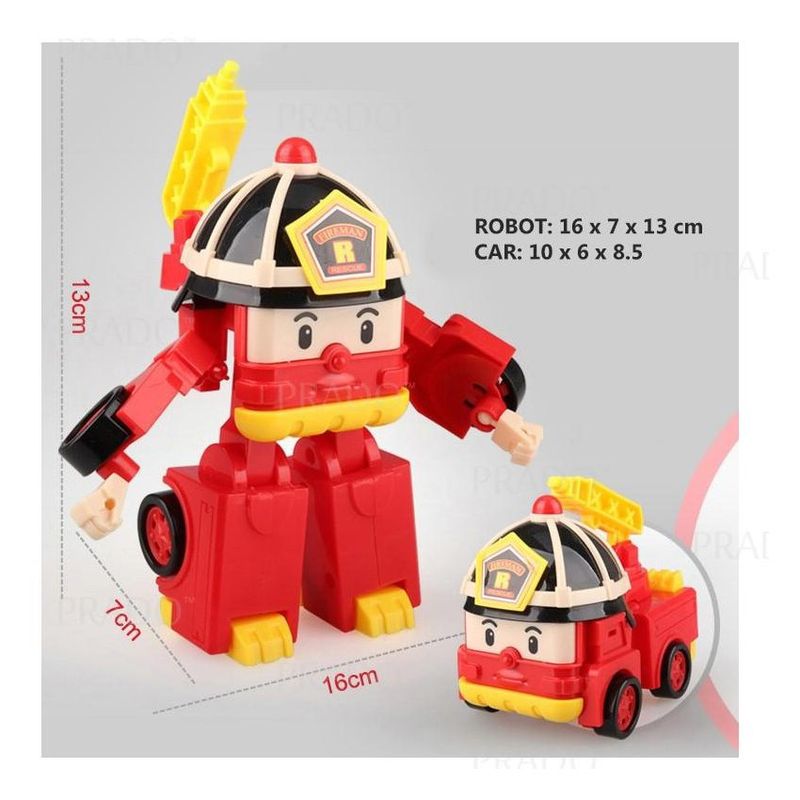GENERICO - 6 en 1 Animación Coreana de Dibujos Animados Roboc