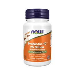 NOW - Probiotic-10 25 Billion 50 caps - Foods