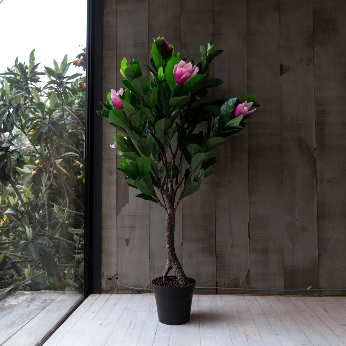 VADELL - Arbol de Magnolio rosado de 125 cm Vadell Home