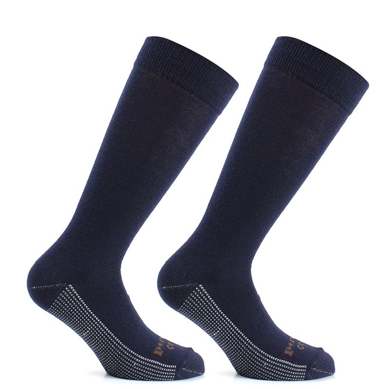 PERUGGI - Calcetín Cobre + Dralón Largo 3/4 Bi-Pack Azul PERUGGI