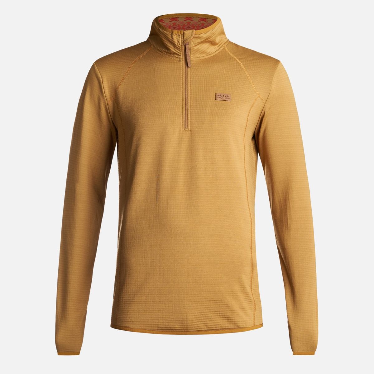 HAKA HONU - Poleron Hombre Taina Mostaza Oscuro Haka Honu