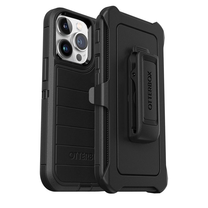 OTTERBOX - Carcasa Antigolpe Otterbox Defender Pro para iPhone 15 Pro - Negro