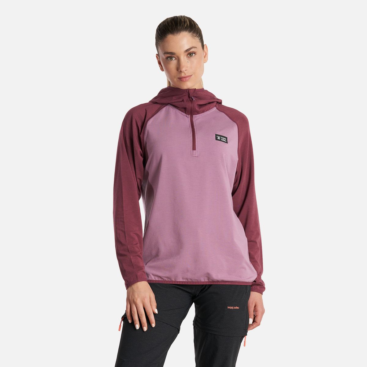 HAKA HONU - Poleron Mujer Taina Pro Malva Haka Honu