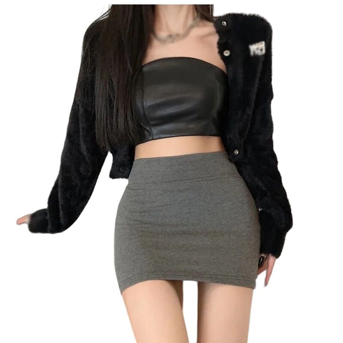 GARSIL - Mini Falda Corta De Algodon Para Mujer Fabricación Nacional