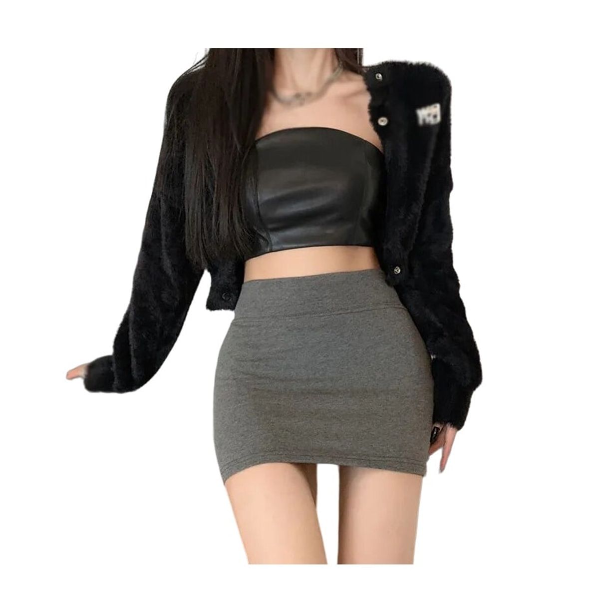 GARSIL - Mini Falda Corta De Algodon Para Mujer Fabricación Nacional