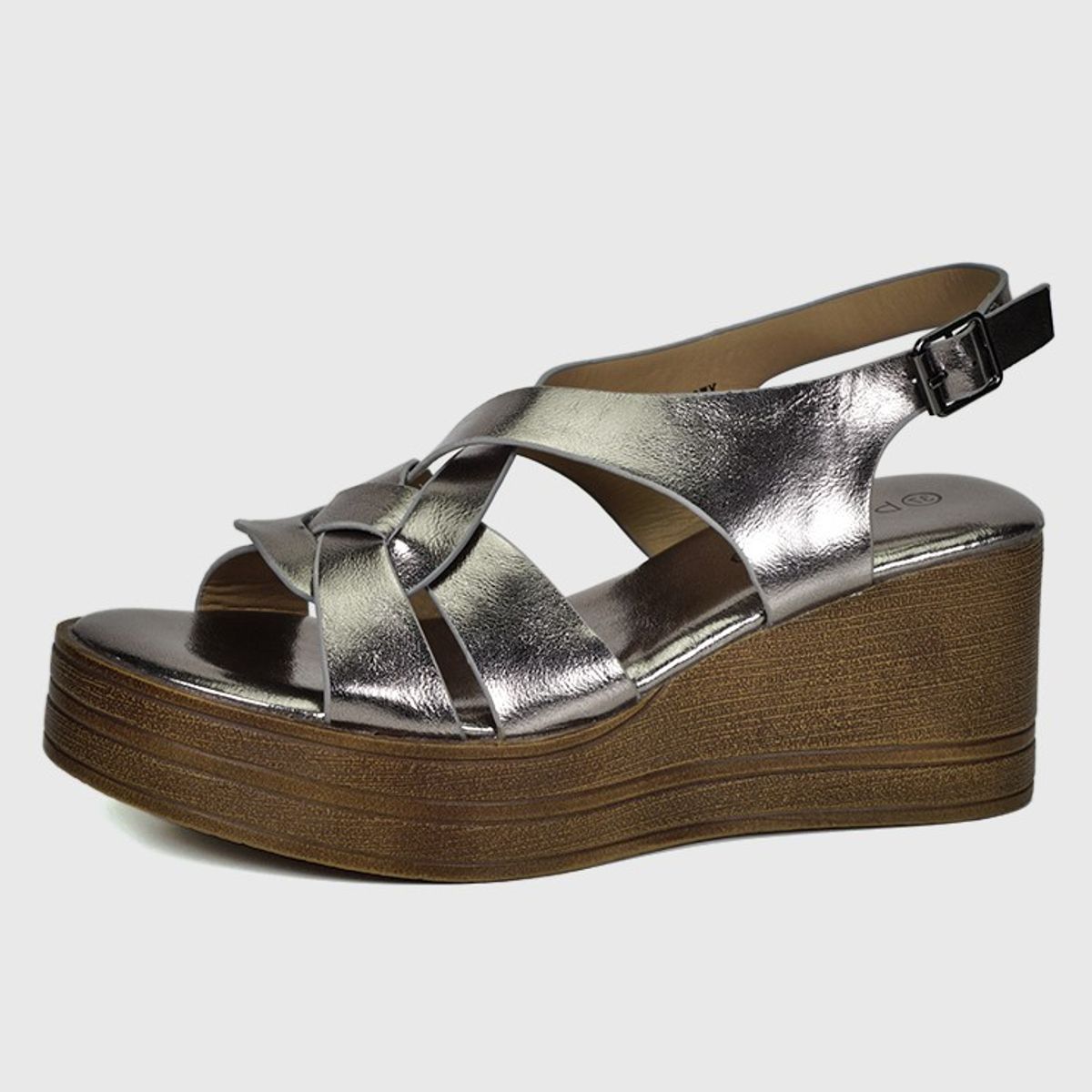 BEGOÑA - Sandalia Floriana Plateado BEGOÑA