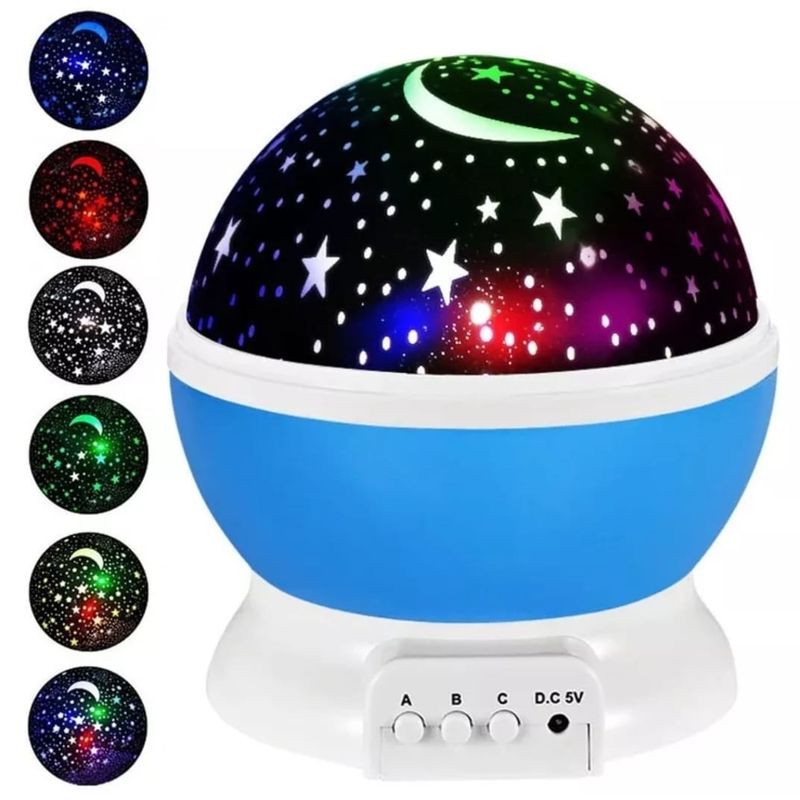 GENERICO - Proyector De Estrellas lampara Espanta cuco Luces Azul