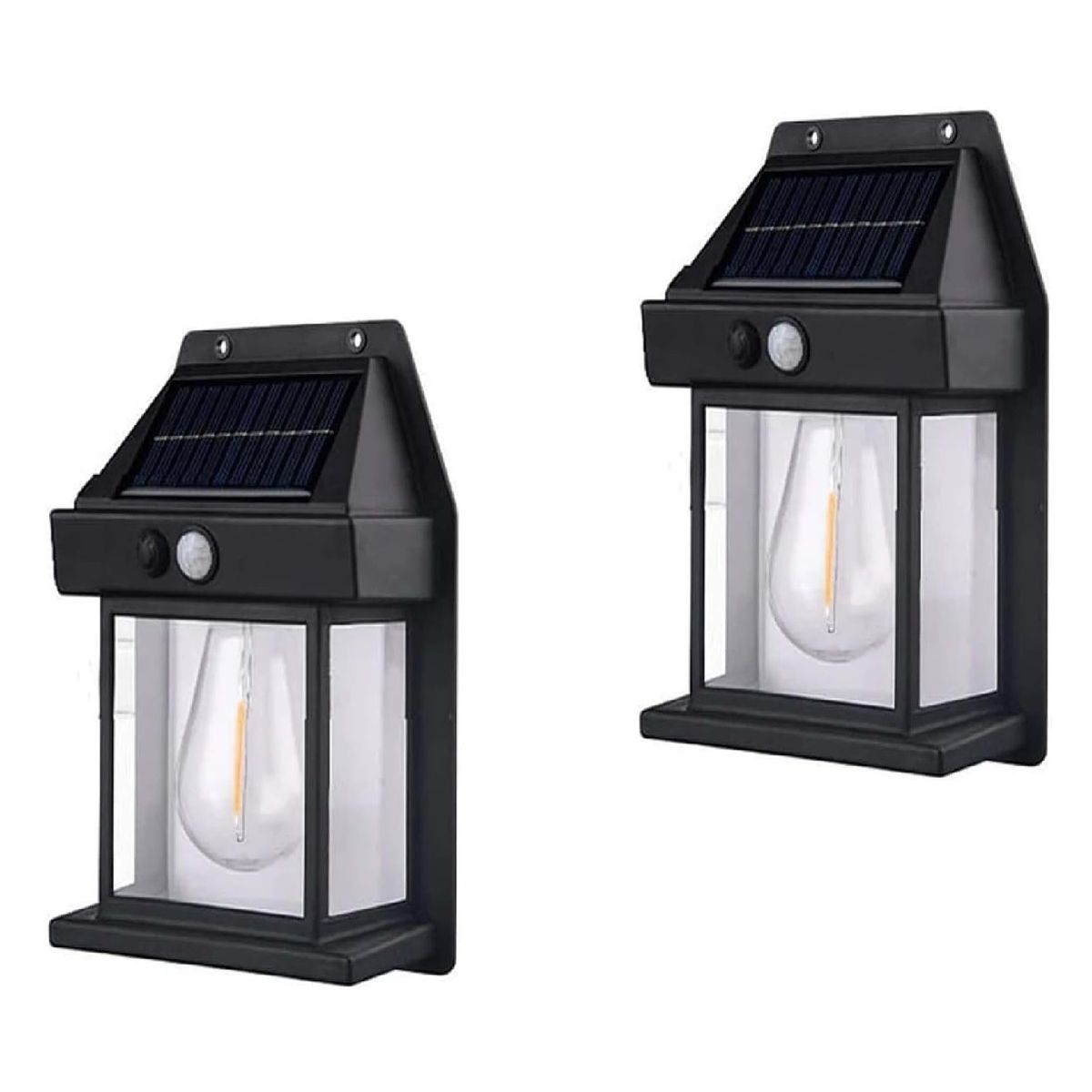 GENERICO - PACK X2 Lampara de Pared de Interacción Solar