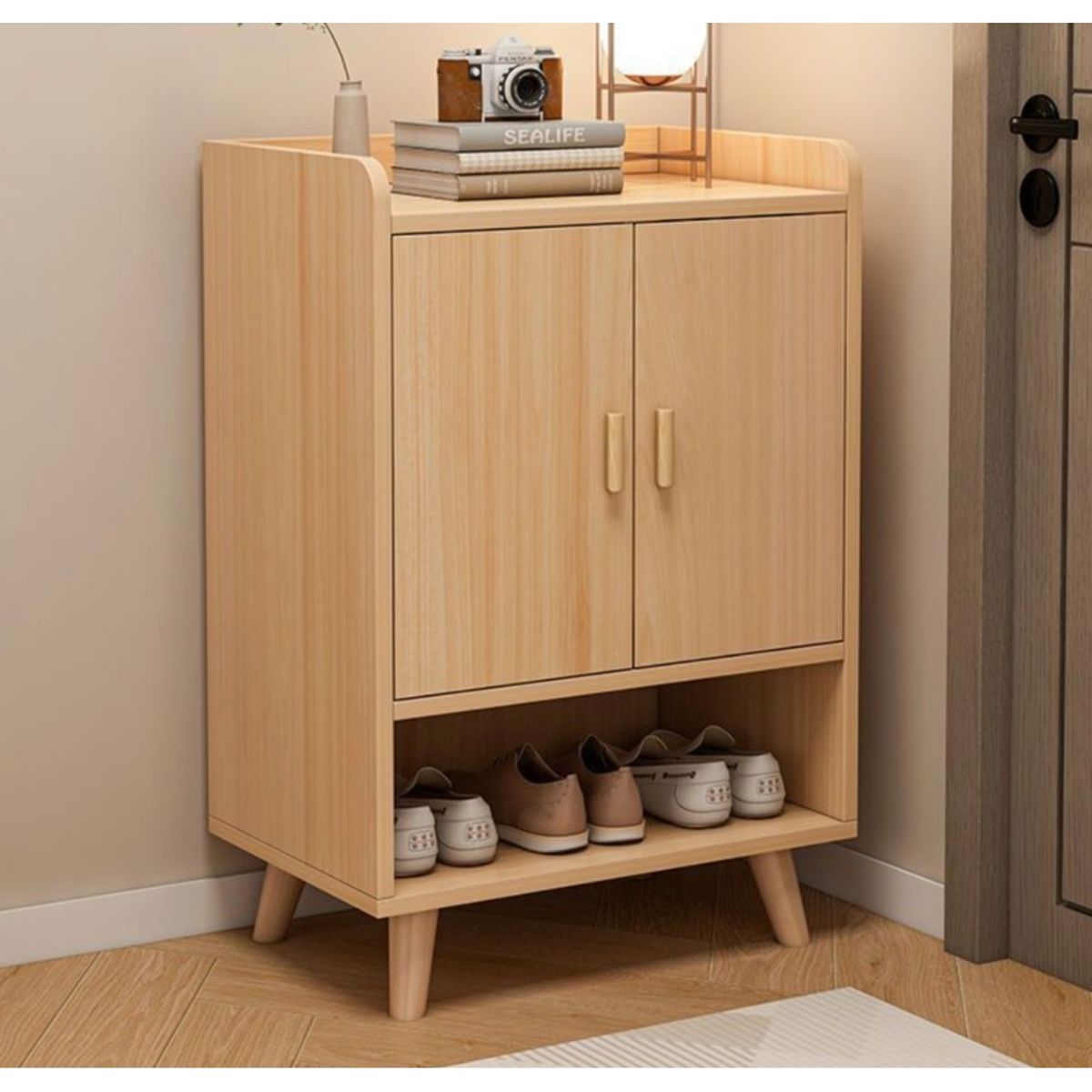 HOMER DESIGN - Comoda Velador Zapatero Multiuso Hall Living Organizador entrada hall…