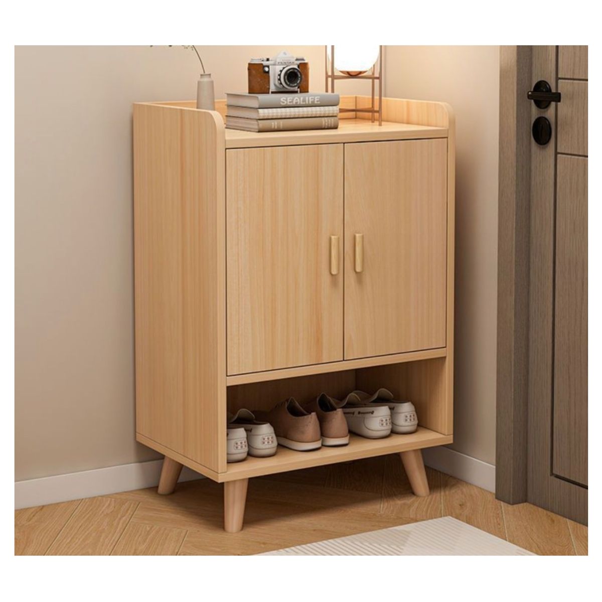 HOMER DESIGN - Comoda Velador Zapatero Multiuso Hall Living Organizador entrada hall…