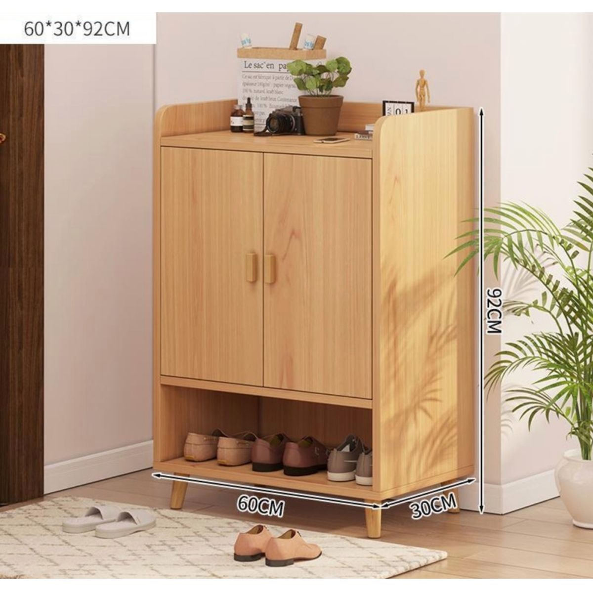 HOMER DESIGN - Comoda Velador Zapatero Multiuso Hall Living Organizador entrada hall…