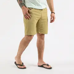 GANGSTER - Plus Short Canvas Liso Kaki