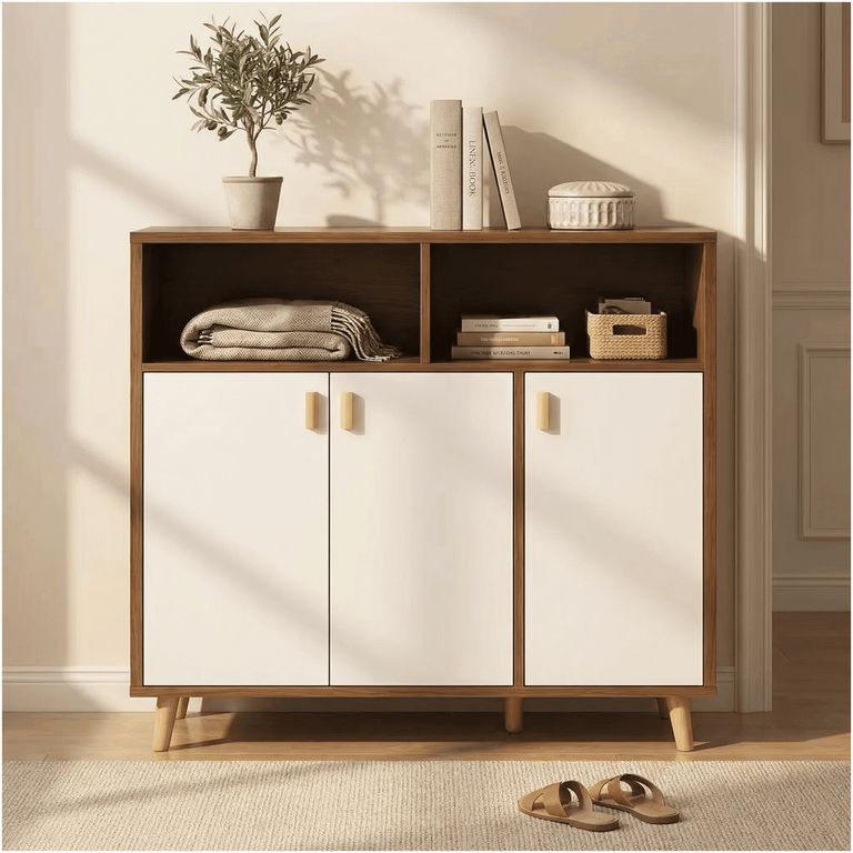 Comoda Velador Zapatero Multiuso Hall Living Organizador entrada hall