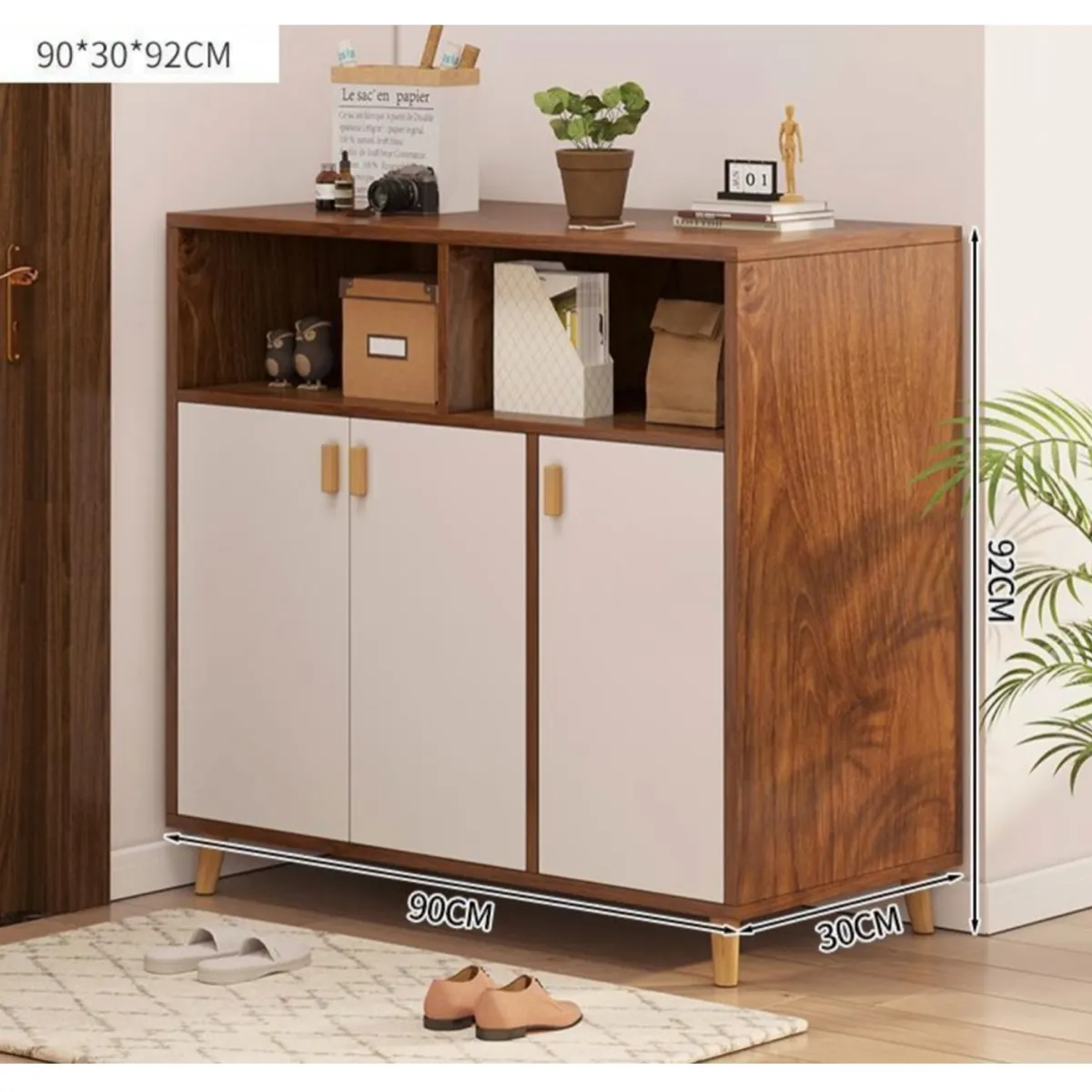 HOMER DESIGN - Comoda Velador Zapatero Multiuso Hall Living Organizador entrada hall…