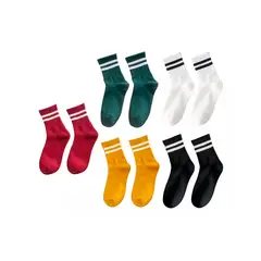 ESHOPANGIE - Set 5 Calcetines Tobilleras De Algodón Unisex