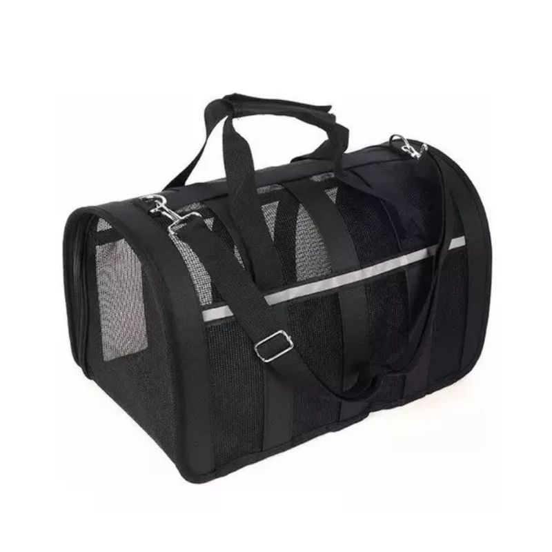 GENERICO - Bolso Transporte Mascotas Talla M 41x26x24 Mediano Malla