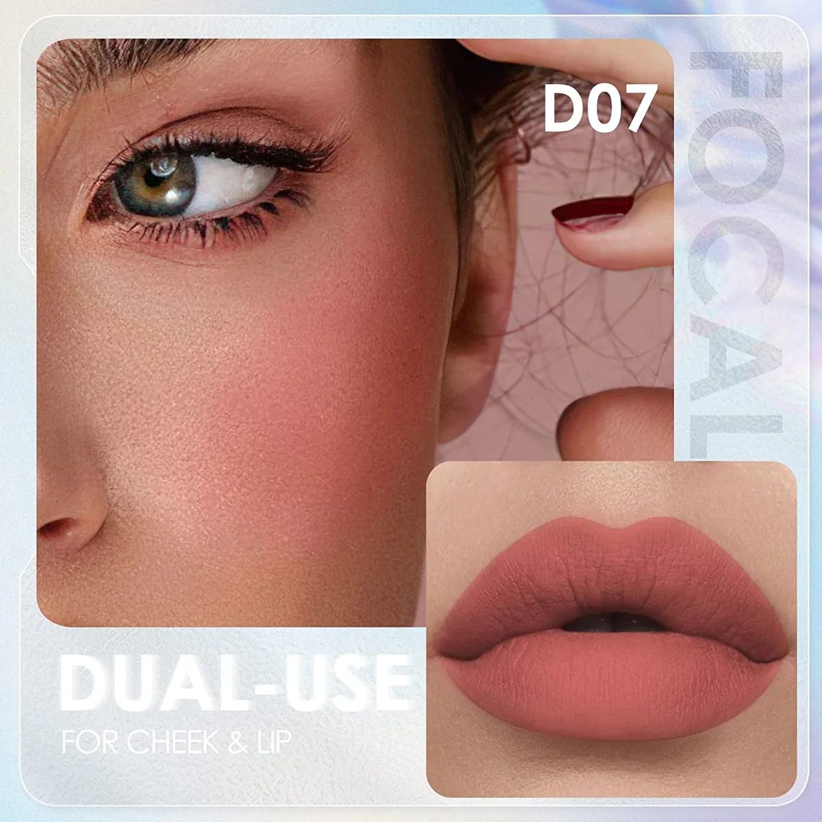 FOCALLURE - RUBOR Y LABIAL 2EN1 CREAMY LIP  CHEEK DUO D07 FOCALLURE.