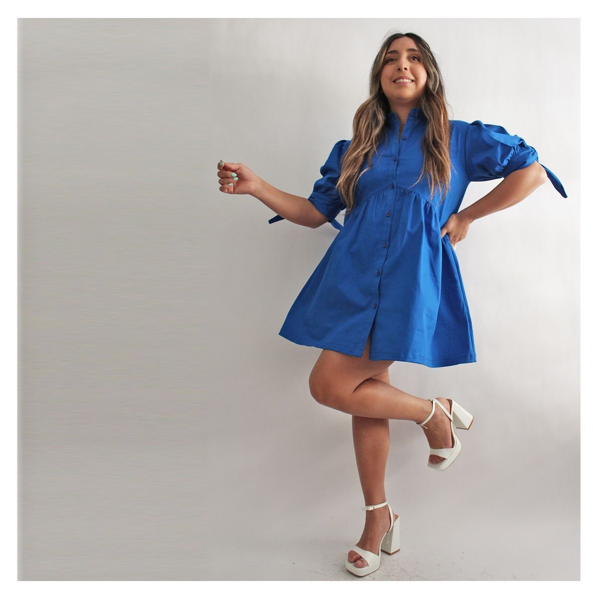 LIBERTE - Vestido Meghan Manga Corta
