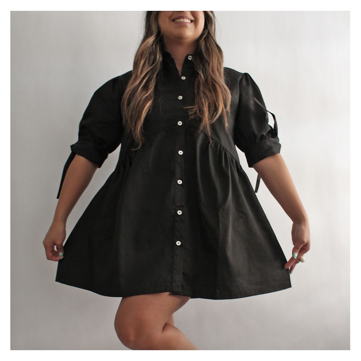 LIBERTE - Vestido Meghan Manga Corta