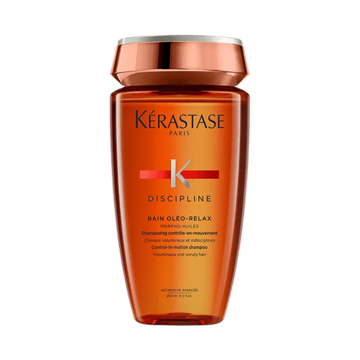 KERASTASE - Shampoo Anti-Frizz Cabello Voluminoso E Indisciplinado Bain Oléo-Relax Discipline 250ml Kerastase