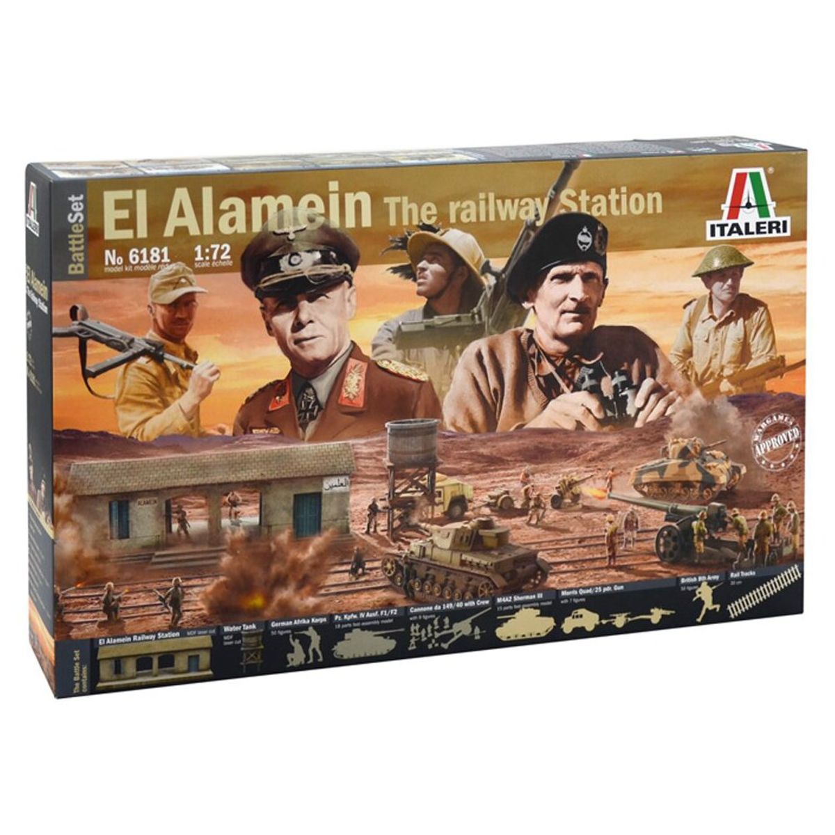 ITALERI - Battleset: Wwii El Alamein The Railway Station