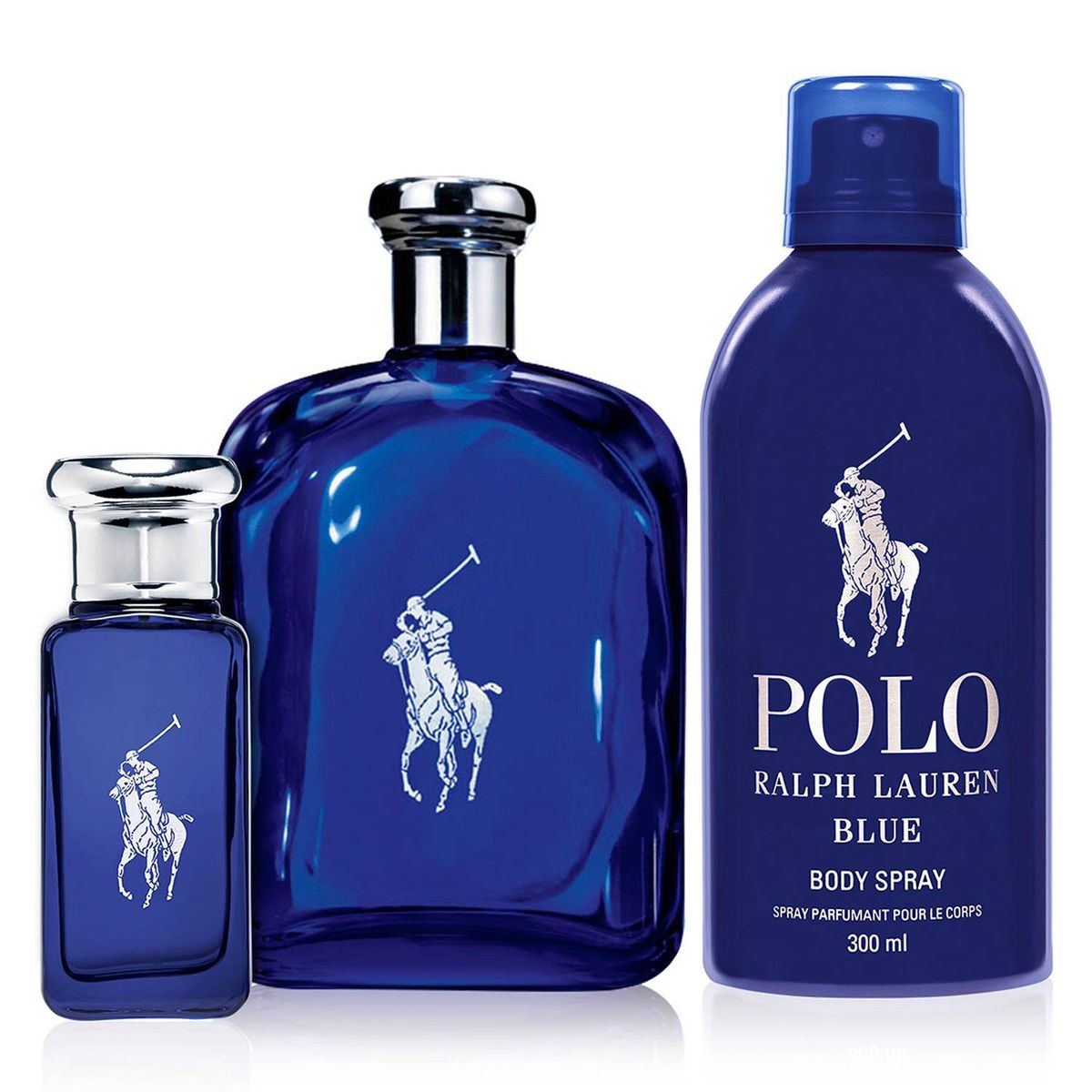 RALPH LAUREN - Set Polo Blue EDT 200 ml + 30 ml + Body Spray