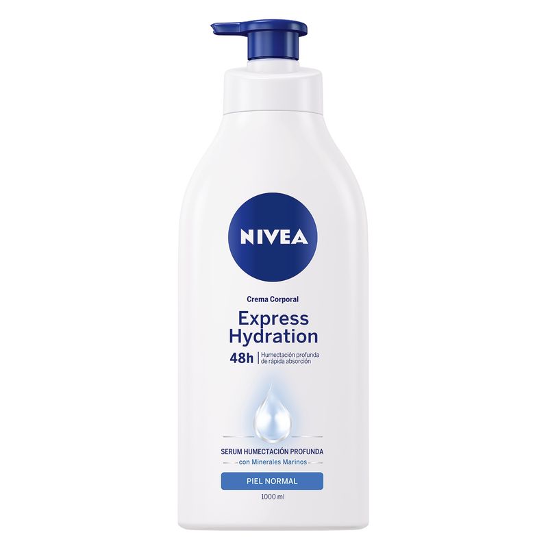 NIVEA - Crema corporal Hidratación Express 1000ml NIVEA
