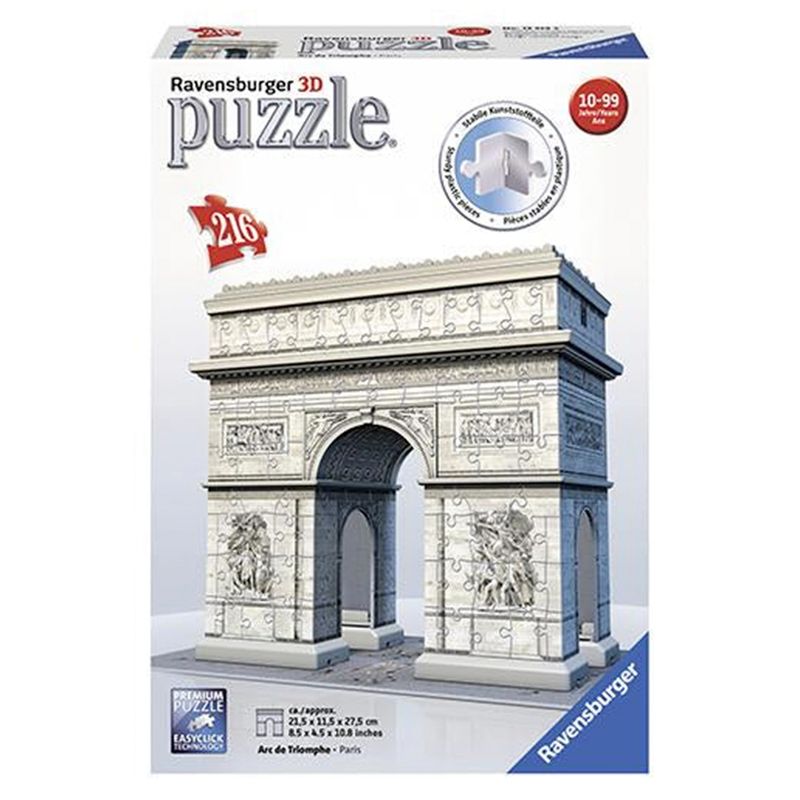 RAVENSBURGER - Puzzles Puzzle 3D Arco Del Triunfo Ravensburger