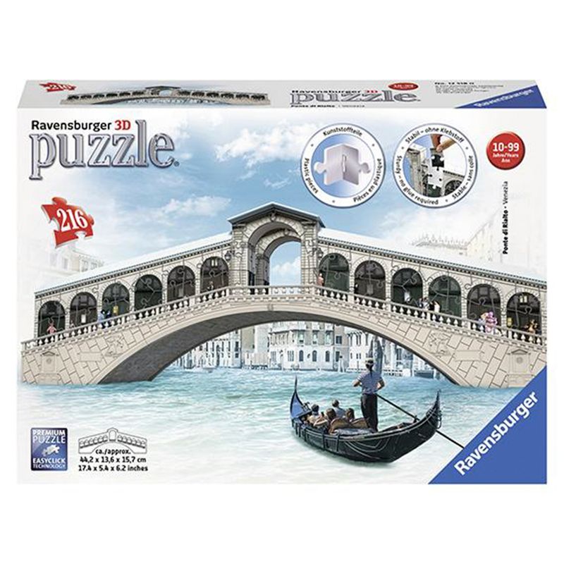 RAVENSBURGER - Puzzle 3D Puente De Rialto Ravensburger