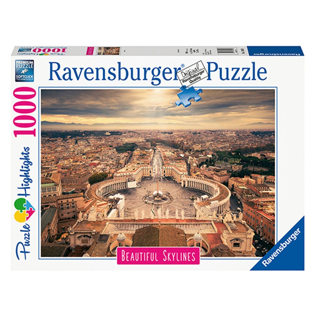 RAVENSBURGER - Puzzle Roma - 1000 Piezas Ravensburger