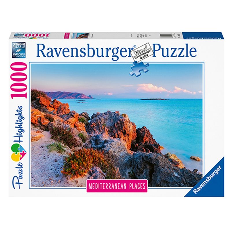 RAVENSBURGER - Puzzle Grecia Mediterránea - 1000 Piezas Ravensburger