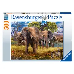 RAVENSBURGER - Caramba Puzzle Familia De Elefantes 500 Piezas