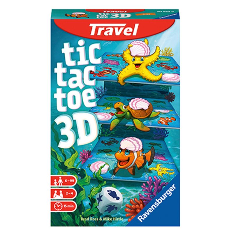 RAVENSBURGER - Ravensburger  Tic Tac Toe 3D Edicion de Viaje