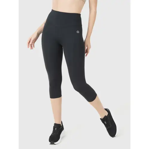 BSOUL - Calza Larga Tiro Alto Hr Capri Negro Mujer