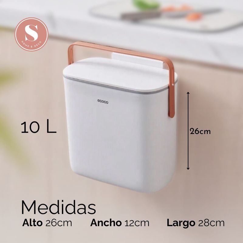 SANTU HOME & DECO - Basurero Colgante para Cocina