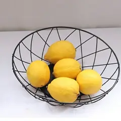 GENERICO - Cesta De Metal Para Frutas Y Verduras Centro De Mesa