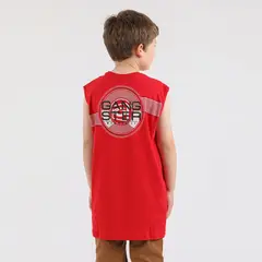 GANGSTER - Niño Polera Sm Polka Rojo