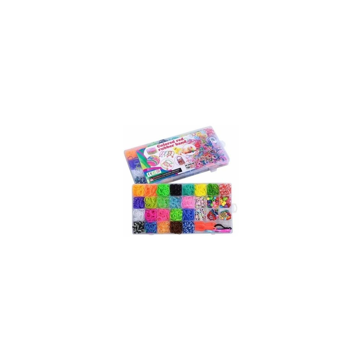 U BUY - Kit Para Hacer Pulseras De Elástico 23 Colores 1500+ Uds